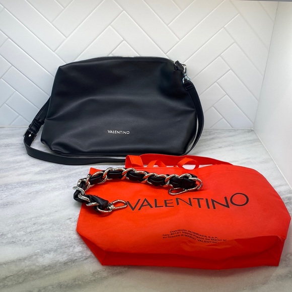 Valentino By Mario Valentino Bags Valentino By Mario Leather Tote With Extra Chain Strap